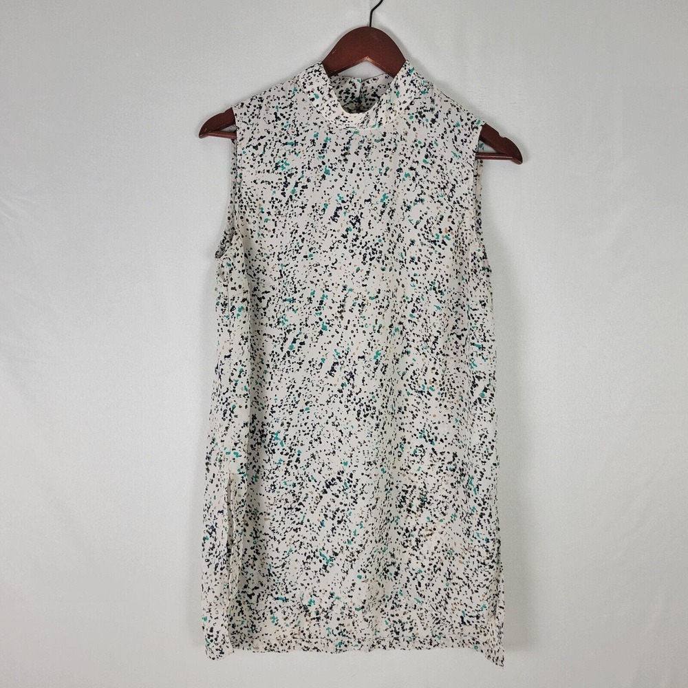 Prologue Womens Blouse Size Medium Top Multicolored Sleeveless‎ Crew Neck Shirt